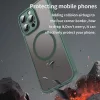 Techsuit - HaloFrost II MagSafe tok - iPhone 16 Pro Max - Zöld
