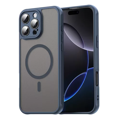 Techsuit - HaloFrost II MagSafe tok - iPhone 16 Pro Max - Sötétkék
