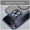 Techsuit - HaloFrost II MagSafe tok - iPhone 16 Pro Max - Sötétkék
