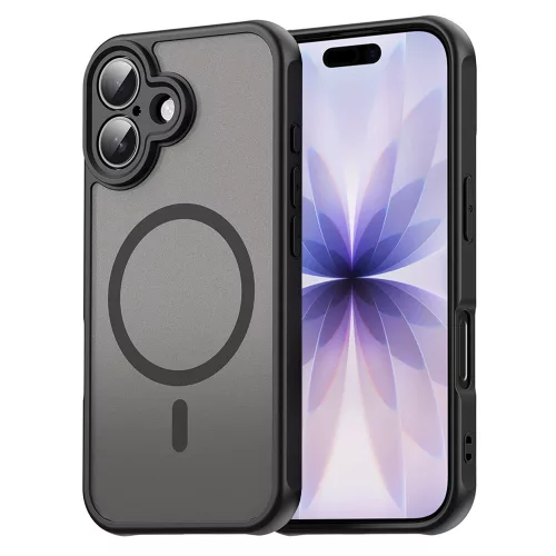 Techsuit - HaloFrost II MagSafe tok - iPhone 17 - Fekete