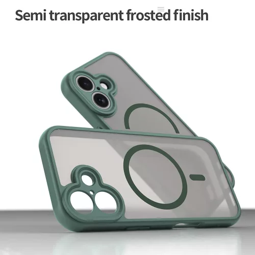 Techsuit - HaloFrost II MagSafe tok - iPhone 17 - Zöld