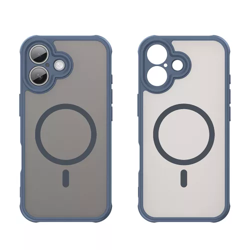 Techsuit - HaloFrost II MagSafe tok - iPhone 17 - Sötétkék