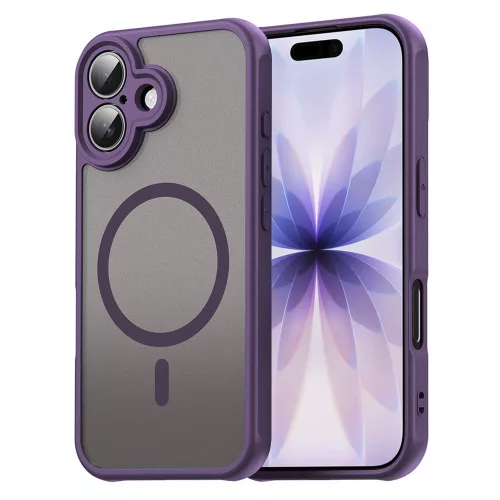 Techsuit - HaloFrost II MagSafe tok - iPhone 17 - Lila