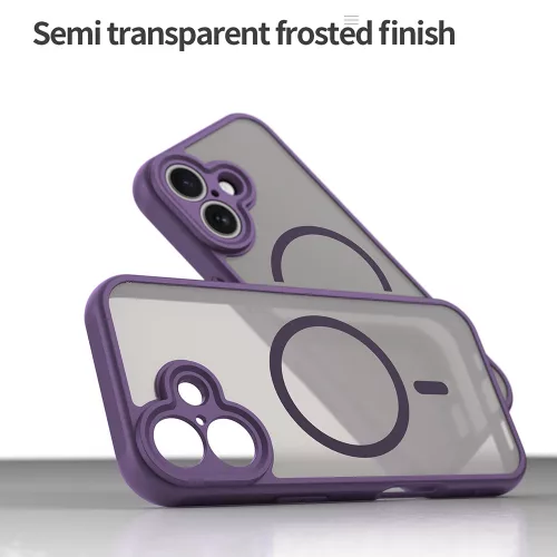 Techsuit - HaloFrost II MagSafe tok - iPhone 17 - Lila