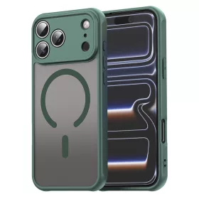 Techsuit - HaloFrost II MagSafe tok - iPhone 17 Pro - Zöld