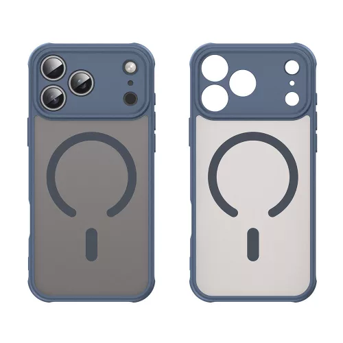 Techsuit - HaloFrost II MagSafe tok - iPhone 17 Pro - Sötétkék