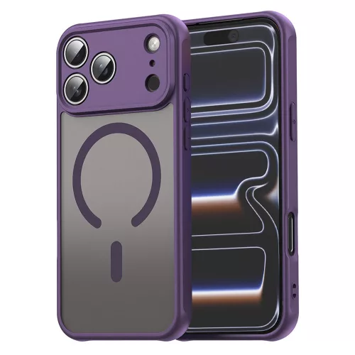 Techsuit - HaloFrost II MagSafe tok - iPhone 17 Pro - Lila