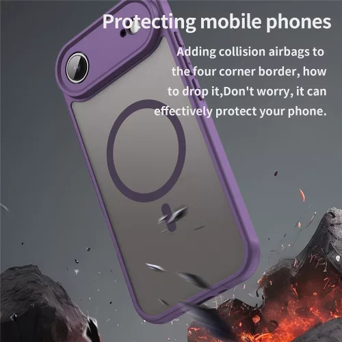 Techsuit - HaloFrost II MagSafe tok - iPhone 17 Air - Lila