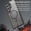 Techsuit - HaloFrost II MagSafe tok - Samsung Galaxy S24 Ultra - Fekete