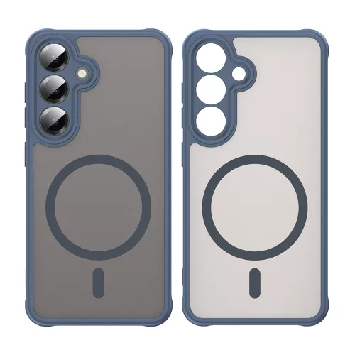 Techsuit - HaloFrost II MagSafe tok - Samsung Galaxy S24 Plus / S25 Plus - Sötétkék
