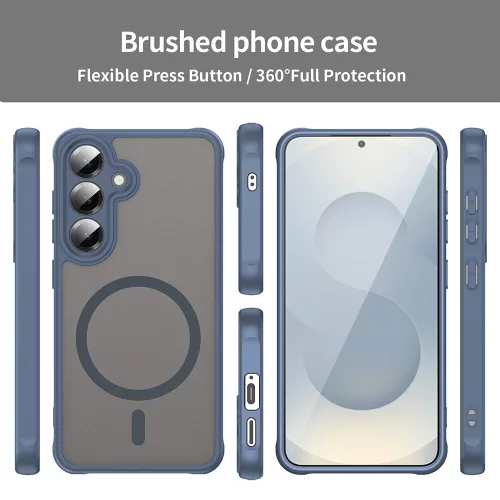 Techsuit - HaloFrost II MagSafe tok - Samsung Galaxy S24 Plus / S25 Plus - Sötétkék