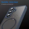 Techsuit - HaloFrost II MagSafe tok - Samsung Galaxy S24 Plus / S25 Plus - Sötétkék