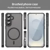 Techsuit - HaloFrost II MagSafe tok - Samsung Galaxy S24 / S25 - Fekete