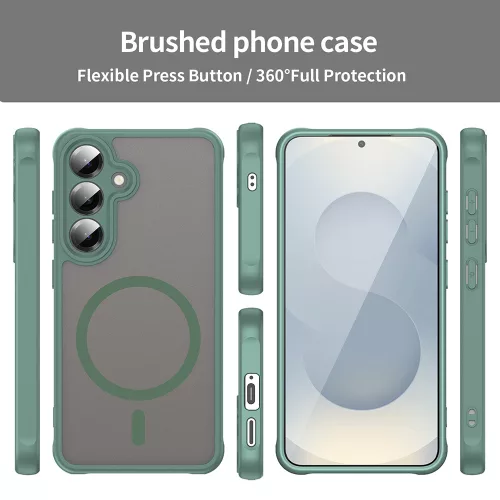 Techsuit - HaloFrost II MagSafe tok - Samsung Galaxy S24 / S25 - Zöld