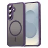 Techsuit - HaloFrost II MagSafe tok - Samsung Galaxy S24 / S25 - Lila
