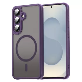   Techsuit - HaloFrost II MagSafe tok - Samsung Galaxy S24 / S25 - Lila