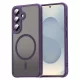 Techsuit - HaloFrost II MagSafe tok - Samsung Galaxy S24 / S25 - Lila