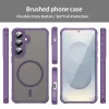 Techsuit - HaloFrost II MagSafe tok - Samsung Galaxy S24 / S25 - Lila