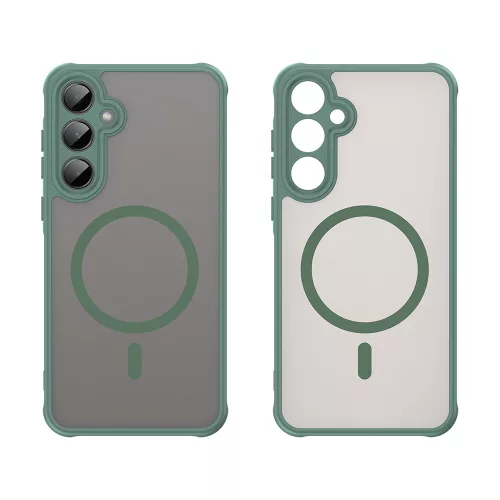 Techsuit - HaloFrost II MagSafe tok - Samsung Galaxy A55 5G - Zöld