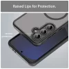 Techsuit - HaloFrost II MagSafe tok - Samsung Galaxy S24 FE - Fekete