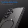 Techsuit - HaloFrost II MagSafe tok - Samsung Galaxy S24 FE - Fekete