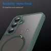 Techsuit - HaloFrost II MagSafe tok - Samsung Galaxy S24 FE - Zöld