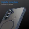Techsuit - HaloFrost II MagSafe tok - Samsung Galaxy S24 FE - Sötétkék
