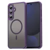 Techsuit - HaloFrost II MagSafe tok - Samsung Galaxy S24 FE - Lila