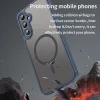 Techsuit - HaloFrost II MagSafe tok - Samsung Galaxy A16 4G / A16 5G - Sötétkék