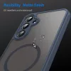 Techsuit - HaloFrost II MagSafe tok - Samsung Galaxy A16 4G / A16 5G - Sötétkék