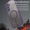 Techsuit - HaloFrost II MagSafe tok - Samsung Galaxy A16 4G / A16 5G - Lila