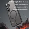 Techsuit - HaloFrost II MagSafe tok - Samsung Galaxy S25 Plus - Fekete