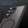 Techsuit - HaloFrost II MagSafe tok - Samsung Galaxy S25 Ultra - Fekete