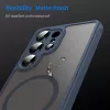 Techsuit - HaloFrost II MagSafe tok - Samsung Galaxy S25 Ultra - Sötétkék