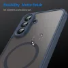 Techsuit - HaloFrost II MagSafe tok - Samsung Galaxy A36 5G - Sötétkék