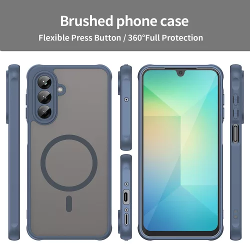 Techsuit - HaloFrost II MagSafe tok - Samsung Galaxy A26 5G - Sötétkék