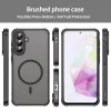 Techsuit - HaloFrost II MagSafe tok - Samsung Galaxy A56 5G - Fekete