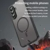 Techsuit - HaloFrost II MagSafe tok - Samsung Galaxy A56 5G - Fekete
