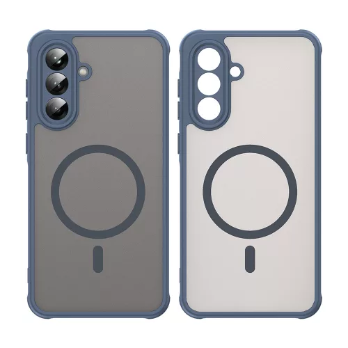 Techsuit - HaloFrost II MagSafe tok - Samsung Galaxy A56 5G - Sötétkék