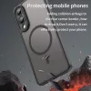 Techsuit - HaloFrost II MagSafe tok - Samsung Galaxy S25 Edge - Fekete