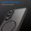 Techsuit - HaloFrost II MagSafe tok - Samsung Galaxy S25 Edge - Fekete