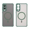 Techsuit - HaloFrost II MagSafe tok - Samsung Galaxy S25 Edge - Zöld