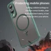Techsuit - HaloFrost II MagSafe tok - Samsung Galaxy S25 Edge - Zöld