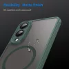 Techsuit - HaloFrost II MagSafe tok - Samsung Galaxy S25 Edge - Zöld