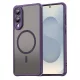 Techsuit - HaloFrost II MagSafe tok - Samsung Galaxy S25 Edge - Lila
