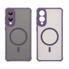 Techsuit - HaloFrost II MagSafe tok - Samsung Galaxy S25 Edge - Lila