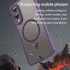Techsuit - HaloFrost II MagSafe tok - Samsung Galaxy S25 Edge - Lila