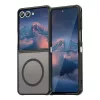 Techsuit - HaloFrost II MagSafe tok - Samsung Galaxy Z Flip7 - Fekete