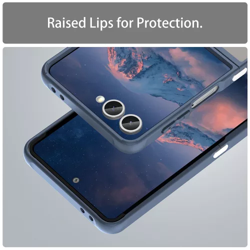 Techsuit - HaloFrost II MagSafe tok - Samsung Galaxy Z Flip7 - Sötétkék
