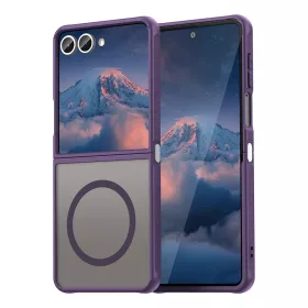   Techsuit - HaloFrost II MagSafe tok - Samsung Galaxy Z Flip7 - Lila